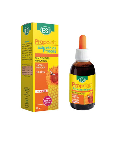 Propolaid Propolis Without Alcohol With Echinacea Esi 1 Bottle 50 ml With Dropper Bos Fruits Flavor