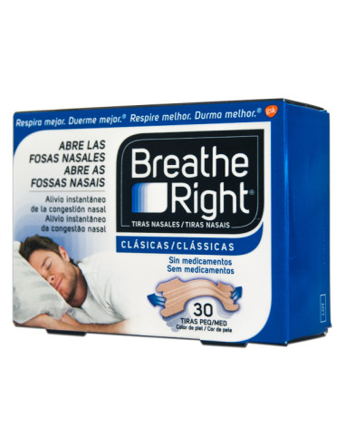 Breathe Right Tira Nasal Peq-med 30 Und