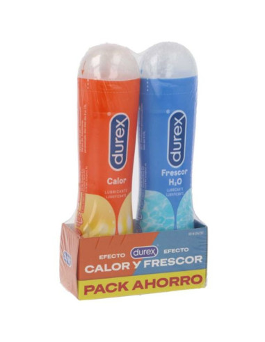 DUREX HOT + FRESH LUBRICANTS 2 CONTAINERS 50 ML PACK DUPLO