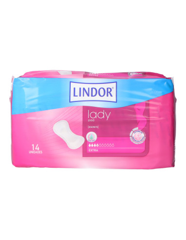 Lindor Premium Lady Pad 4 Gotas 14 Uds