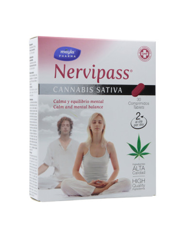 Nervipass Cannabis Sativa 30 Comp Mayla Pharma