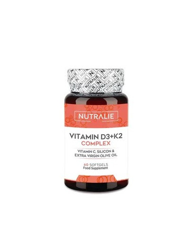 Nutralie Vitamina D3 + K2 Complexo 60 Cápsulas