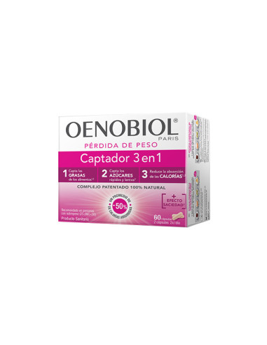 OENOBIOL CAPTADOR 3EN1 60 CAPS