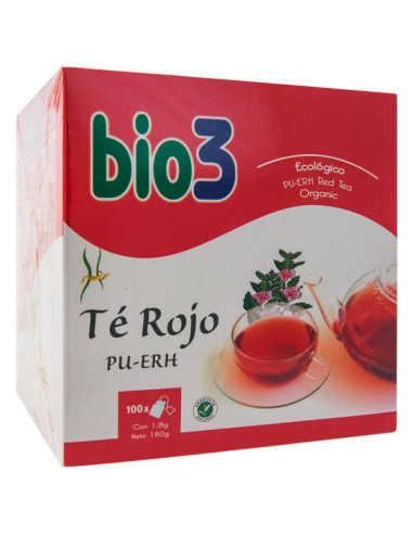 Bie 3 Te Rojo Pu-erh Ecologico 100 Bols