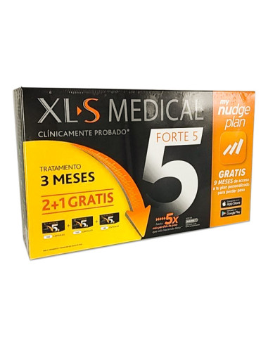 XLS MEDICAL FORTE 5 3 MONATE BEHANDLUNG + MY NUDGE PLAN PROMO