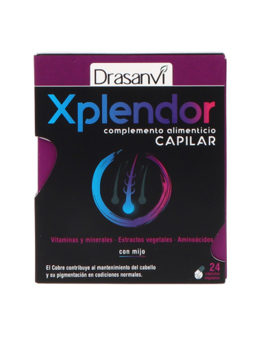 XPLENDOR CAPILAR 24 CAPS DRASANVI