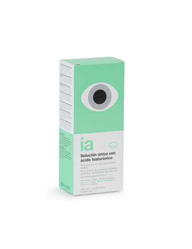 INTERAPOTHEK CONTACT LENS SOLUTION WITH HYALURONIC ACID 100 ML