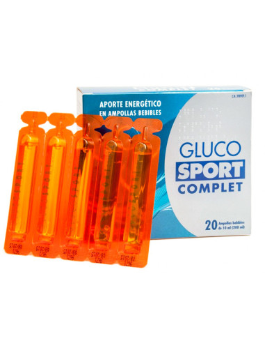 GLUCOSPORT COMPLET 20 DRINKABLE AMPOULES