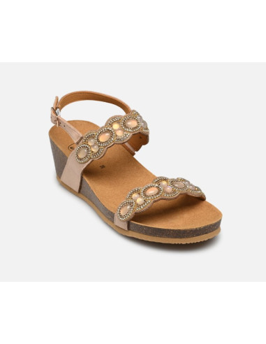 Scholl Sandal Women Ortigia Sandal Color Beige Size 40