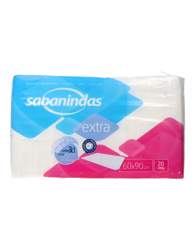 SABANINDAS EXTRA 60X90 CM 20 UDS