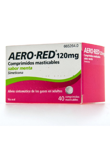 AERO RED 120 MG 40 COMPRIMIDOS MASTICABLES MENTA- Farmacia Campoamor