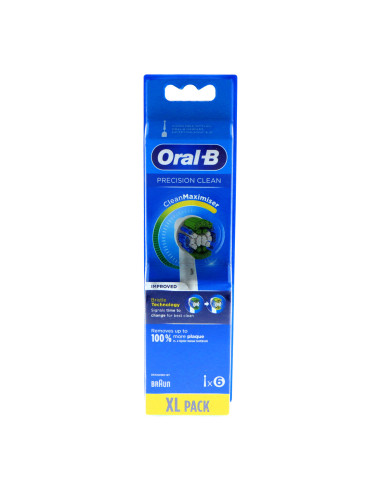 ORAL B PRECISION CLEAN REPLACEMENTS 6 UNITS