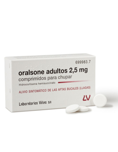 ORALSONE ADULTOS 25 MG 12 COMPRIMIDOS PARA CHUP- Farmacia Campoamor