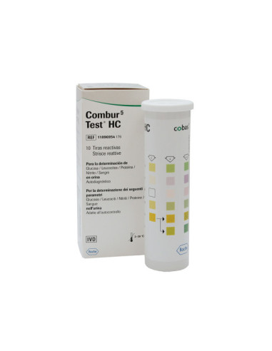 COMBUR 5 TEST HC 10 TIRAS REACTIVAS- Farmacia Campoamor