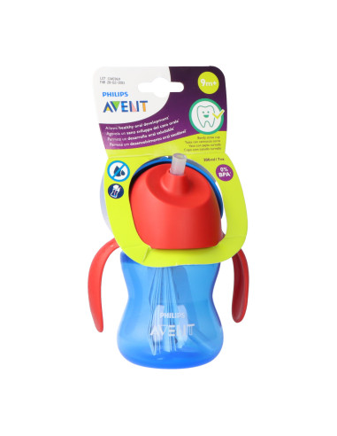 AVENT CUP WITH STRAW 9M+ 200 ML