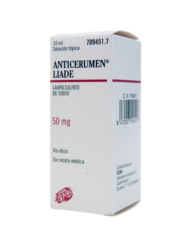 ANTICERUMEN LIADE 50 MG/ML GOTAS OTICAS SOLUCION- Farmacia Campoamor