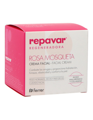 REPAVAR REGENERADORA ROSEHIP ANTIAGING CREAM 50 ML