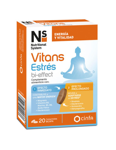 NS VITANS STRESS BI-EFFECT 20 COMPRIMIDOS BICAPA