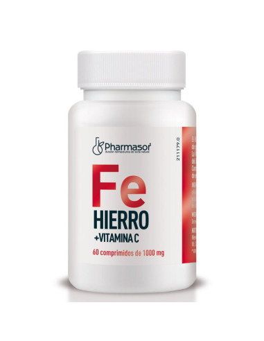 Hierro + Vitamina C Soria Natural 60 Comprimidos