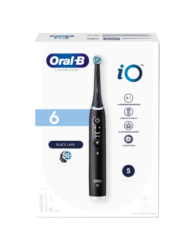 Cepillo Dental Electrico Oral-b Limpieza Profesional Io 6 1 Unidad Color Negro