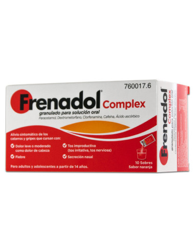 FRENADOL COMPLEX 10 SOBRES- Farmacia Campoamor