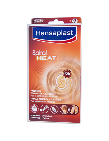 HANSAPLAST SPIRAL HEAT 4 ADJUSTABLE PLASTERS