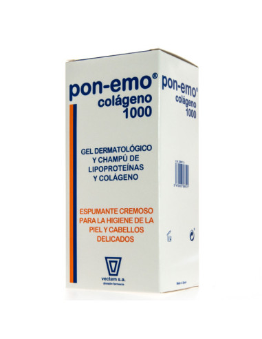 PON-EMO COLLAGEN BATH GEL AND SHAMPOO 1000ML