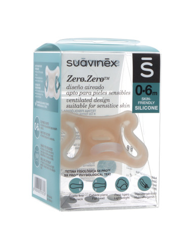 Chupete Silicona Fisiologico Suavinex Sx Pro Zero-zero 0 - 6 Meses 1 Ud