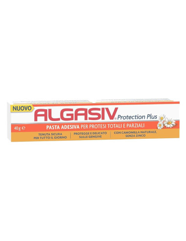 Algasiv Protection Plus Pasta Adhesiva Para Protesis Dentales 1 Tubo 40 g