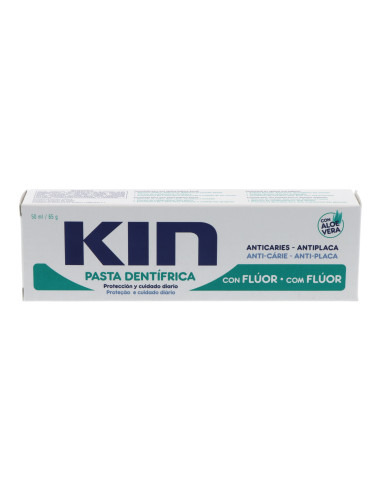 KIN PASTA DENTAL ANTICARIES COM FLÚOR 50 ML