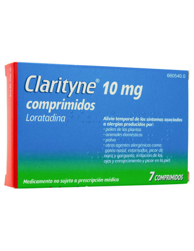 CLARITYNE 10 MG 7 COMPRIMIDOS- Farmacia Campoamor