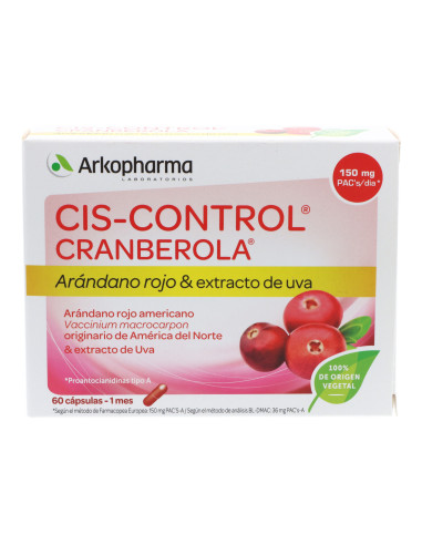 CIS-CONTROL CRANBEROLA 60 CAPSULES