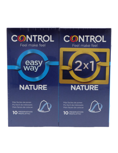 CONTROL EASY WAY NATURE CONDOMS 10 UNITS 2X1 PROMO