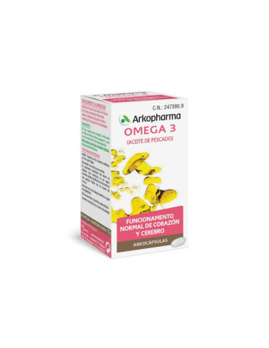 Arkocapsulas Omega 3 Aceite De Pescado 50 Perlas