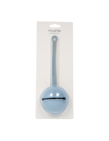 MUSHIE SILICONE PACIFIER CASE POWDER BLUE