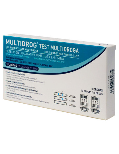 MULTIDROG TEST DE DROGAS 10 DROGAS- Farmacia Campoamor