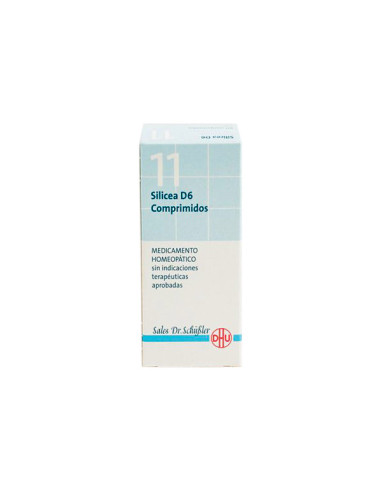 SAL SCHUSSLER N11 SILICEA D6 80 COMPS DHU- Farmacia Campoamor