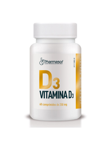Vitamina D3 Soria Natural 60 Comprimidos