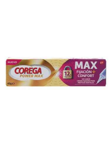 COREGA MAX FIXATION + CONFORT 40 G WITHOUT FLAVOR