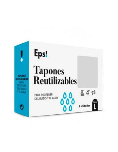Tapones De Silicona Reutilizables Eps! 2 Unidades Talla L
