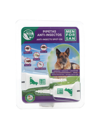MEN FOR SANANTI-INSECT PIPETTES FOR DOGS 2 UNITS