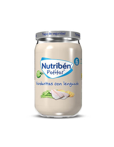 NUTRIBEN VERDURITAS CON LENGUADO 235 G