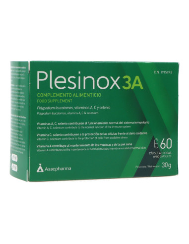PLESINOX 3 A 60 CAPSULAS