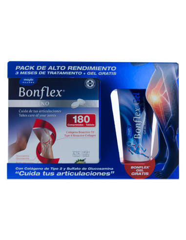 BONFLEX COLAGÉNIO 180 COMPRIMIDOS + GEL 100ML PROMO