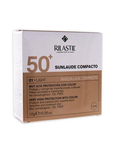 RILASTIL SUNLAUDE MAQUIAGEM COMPACTO 01 LIGHT SPF50 10 G
