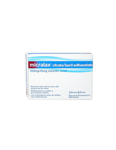 MICRALAX EMULSION RECTAL 4 MICROENEMAS 5 ML- Farmacia Campoamor