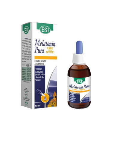 Pure Melatonin Drops With Erbe Notte 1 Mg 50 ml Esi