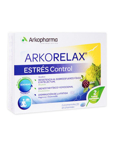 ARKORELAX ESTRES CONTROL 30 COMPS