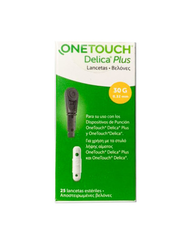 ONE TOUCH DELICA PLUS 25 LANCETS