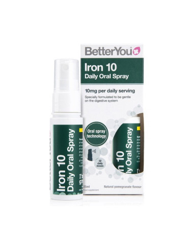 Iron 10 Hierro Spray Oral 25 ml Better You